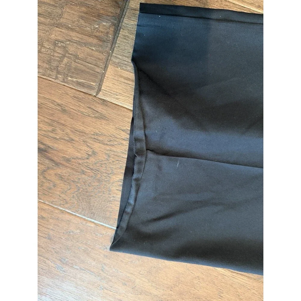 Adidas ClimaLite Flat Front Golf Pants w/ Iconic 3 Stripes Logo- Black- 42 x 32